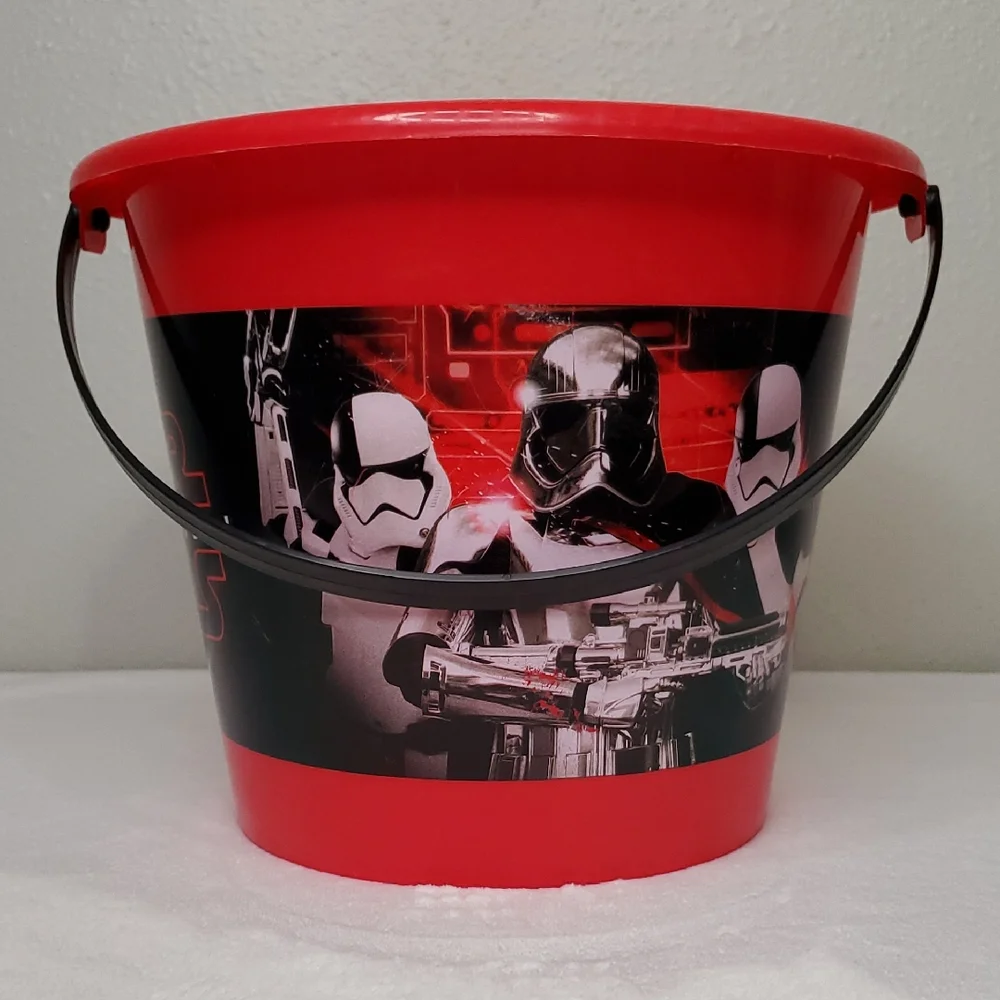 Star Wars Bucket The Last Jedi Storm Trooper Halloween Costume Beach Toys